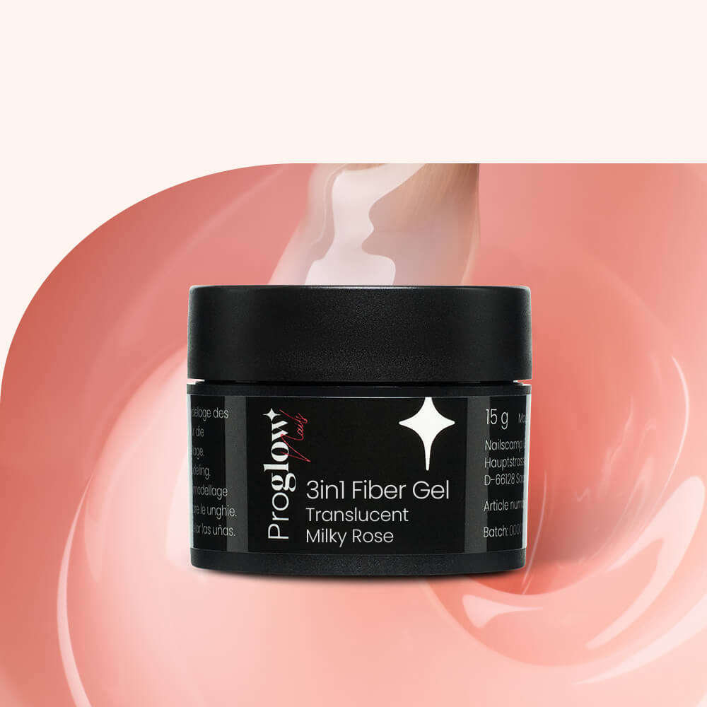 3in1 Fibergel Translucent Milky Rose