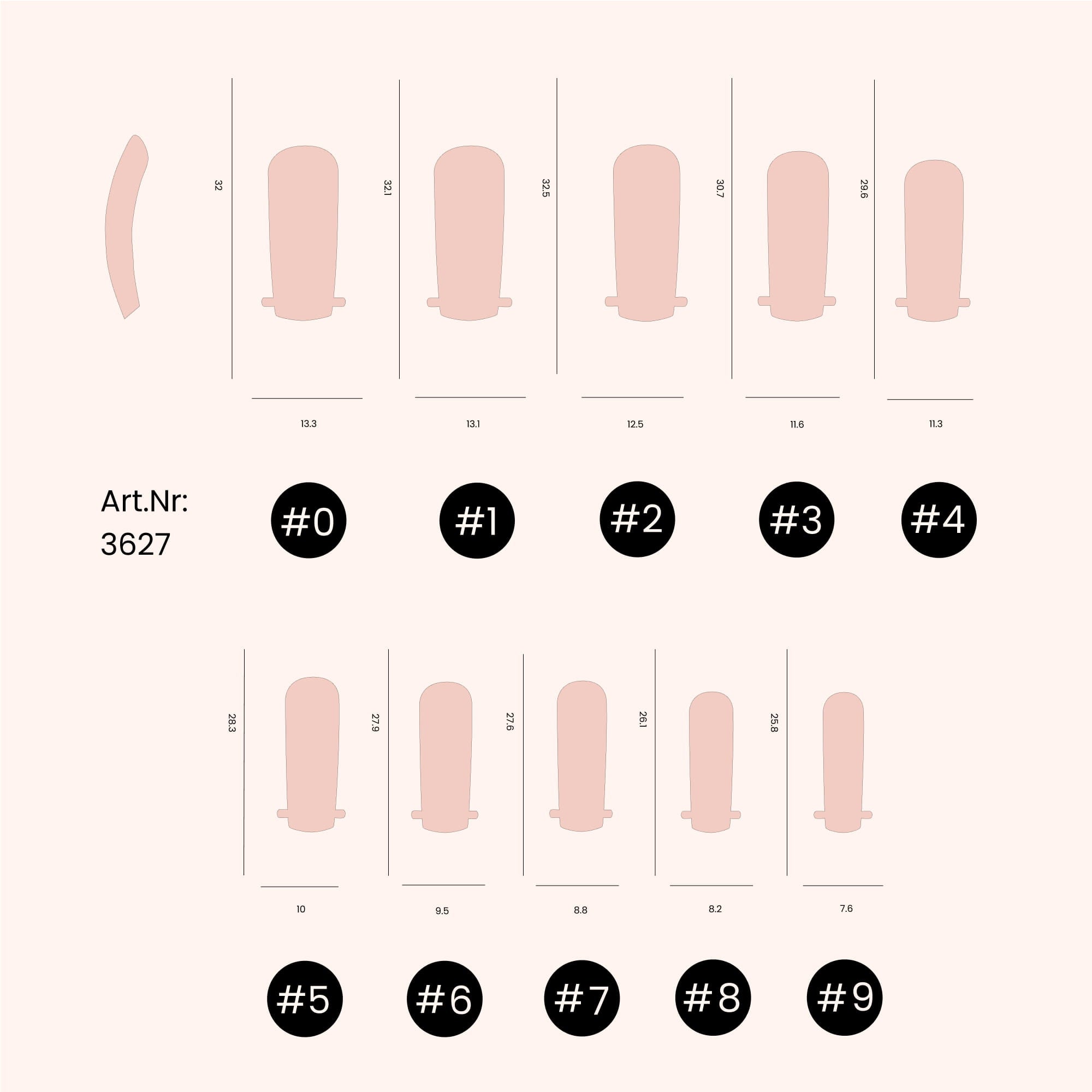 Popits - Dual Tips Rounded Square - 120 Stück