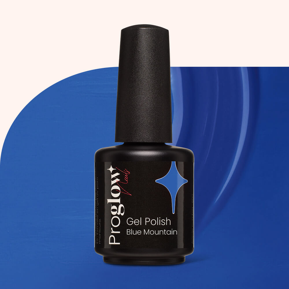 Gel Polish Shellac Blue Mountain