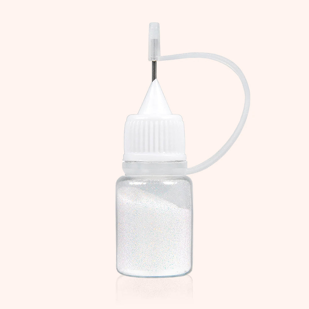 Glitter Superfein im Flacon - White