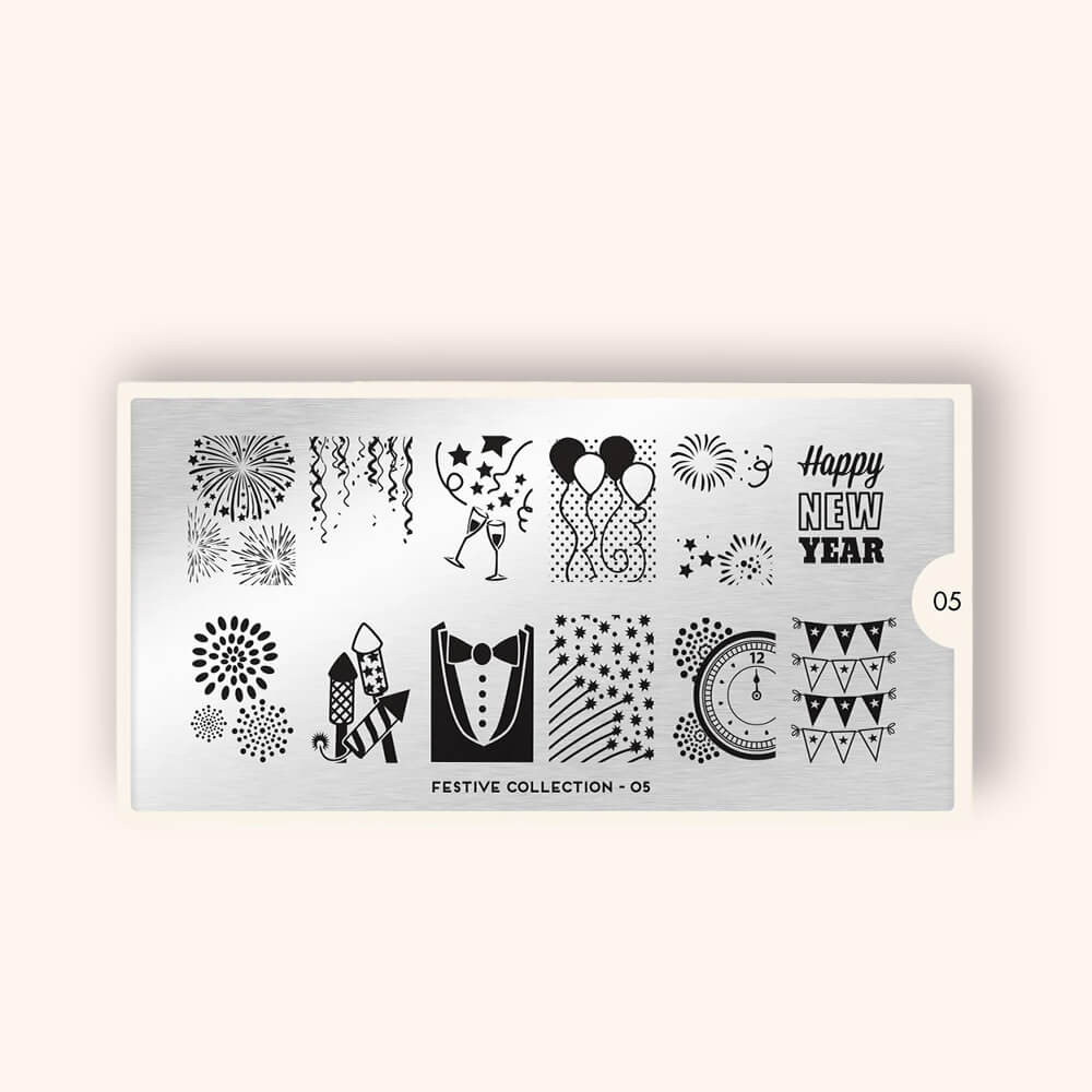 MoYou Stamping Plate Festive 05