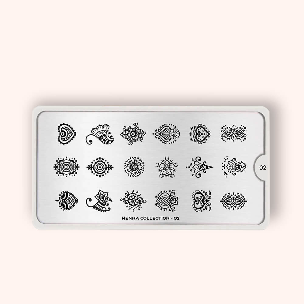 MoYou Stamping Plate Henna 02