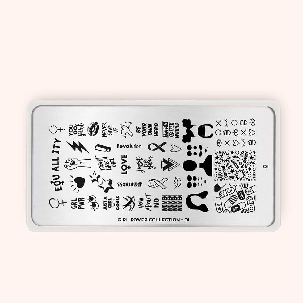 MoYou Stamping Girl Power 01