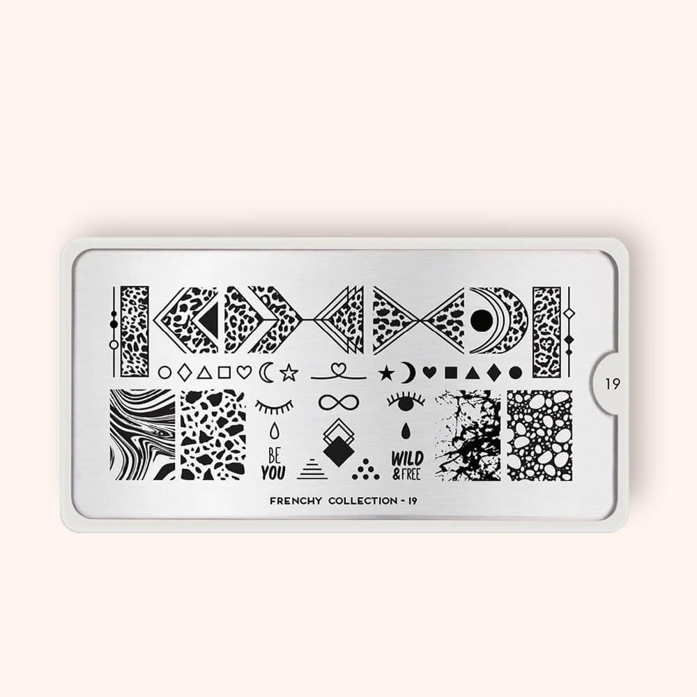 MoYou Stamping Plate Frenchy 19