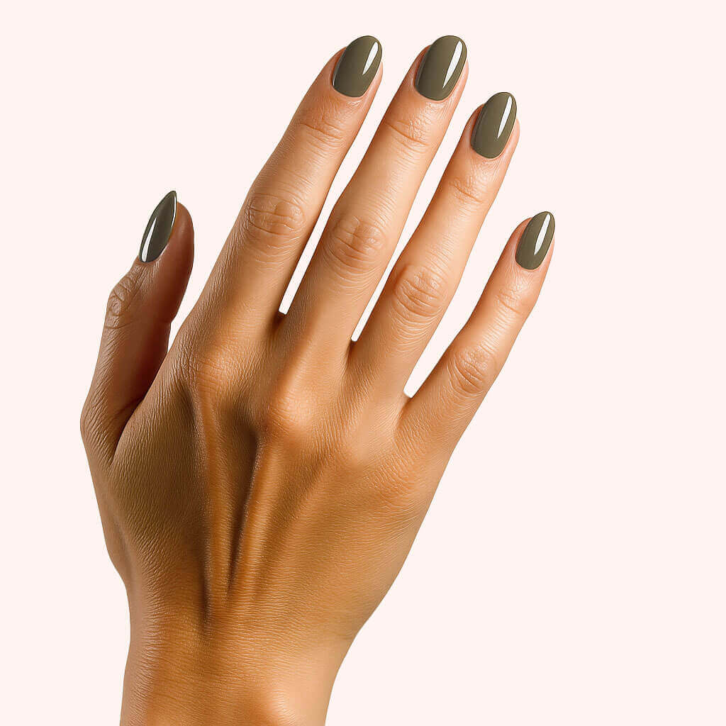 Gel Polish Shellac Military Olive