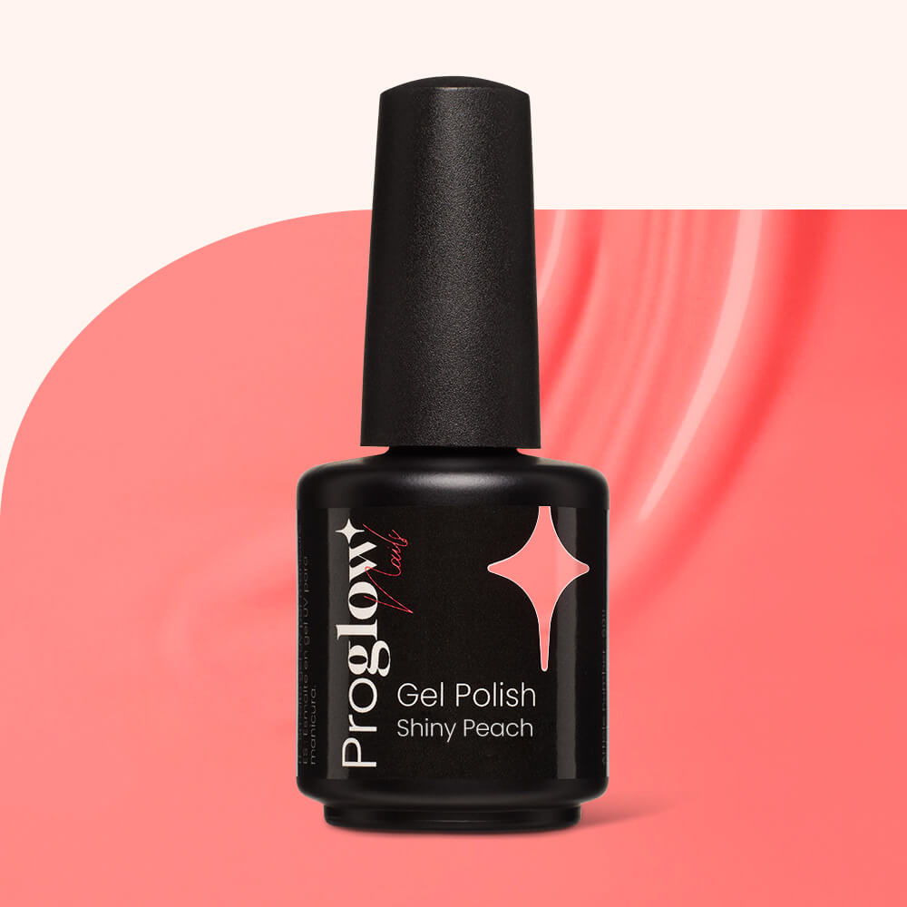 Gel Polish Shellac Shiny Peach