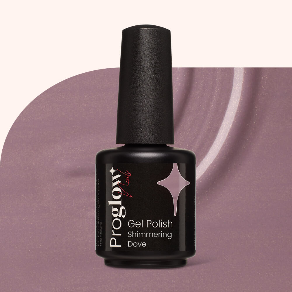 Gel Polish Shellac Shimmering Dove