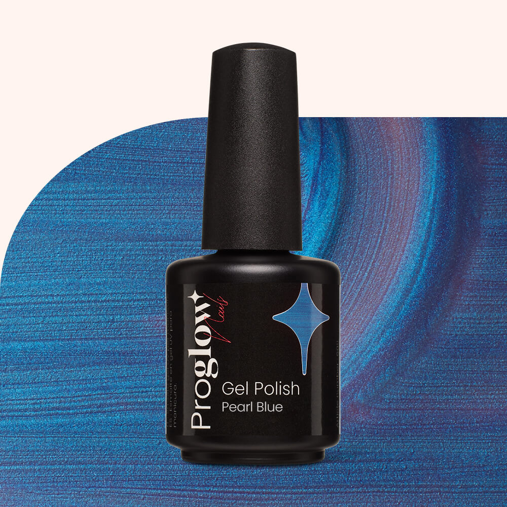 Gel Polish Shellac Pearl Blue