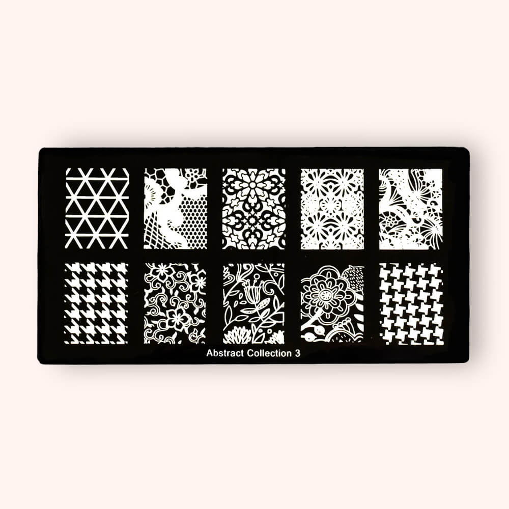 Stamping Plate Abstract Collection 3