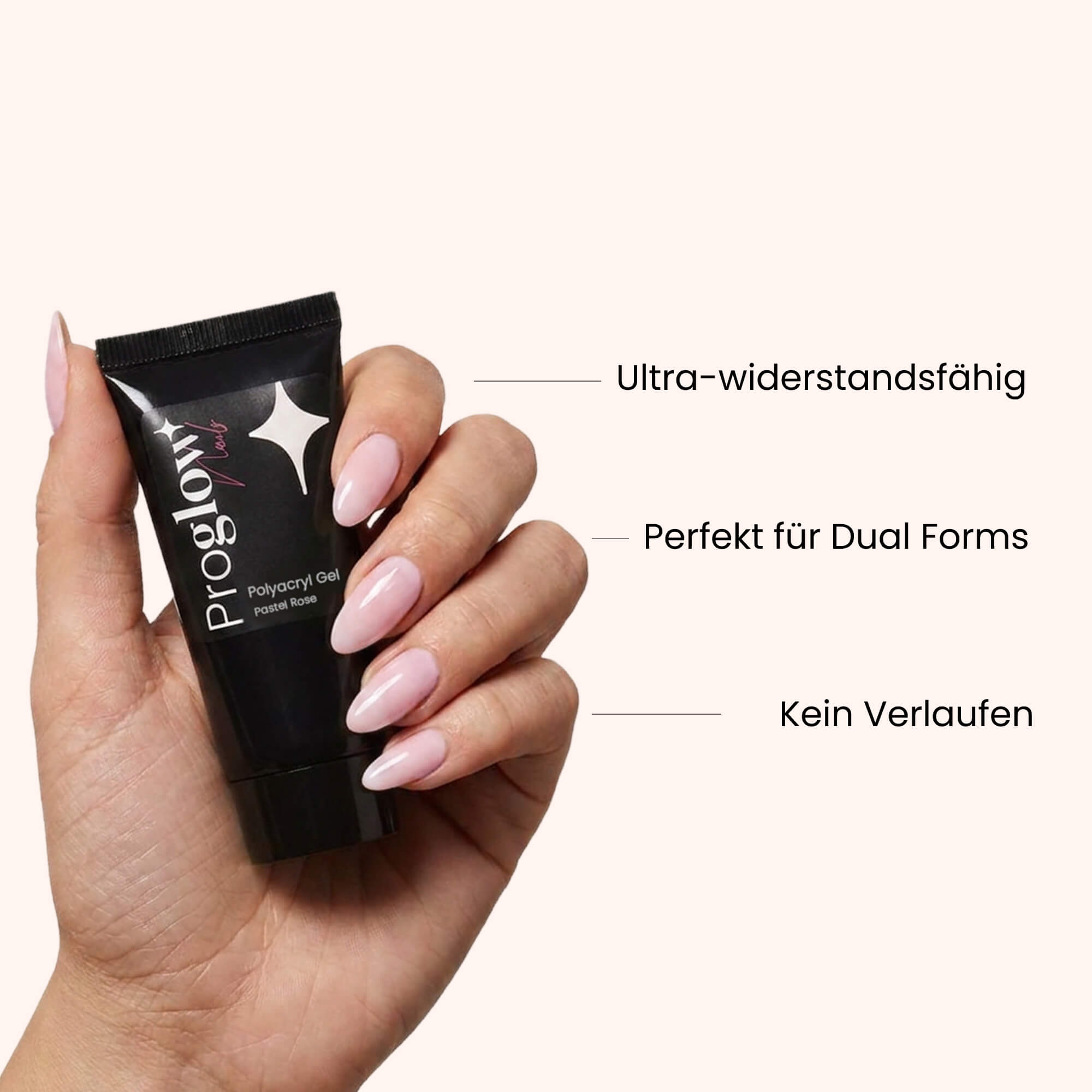 Polyacryl Gel Pastel Rose 20ml