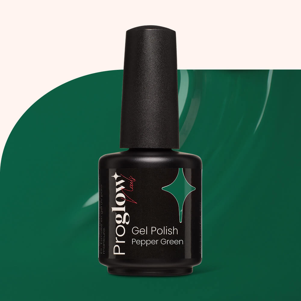 Gel Polish Shellac Pepper Green