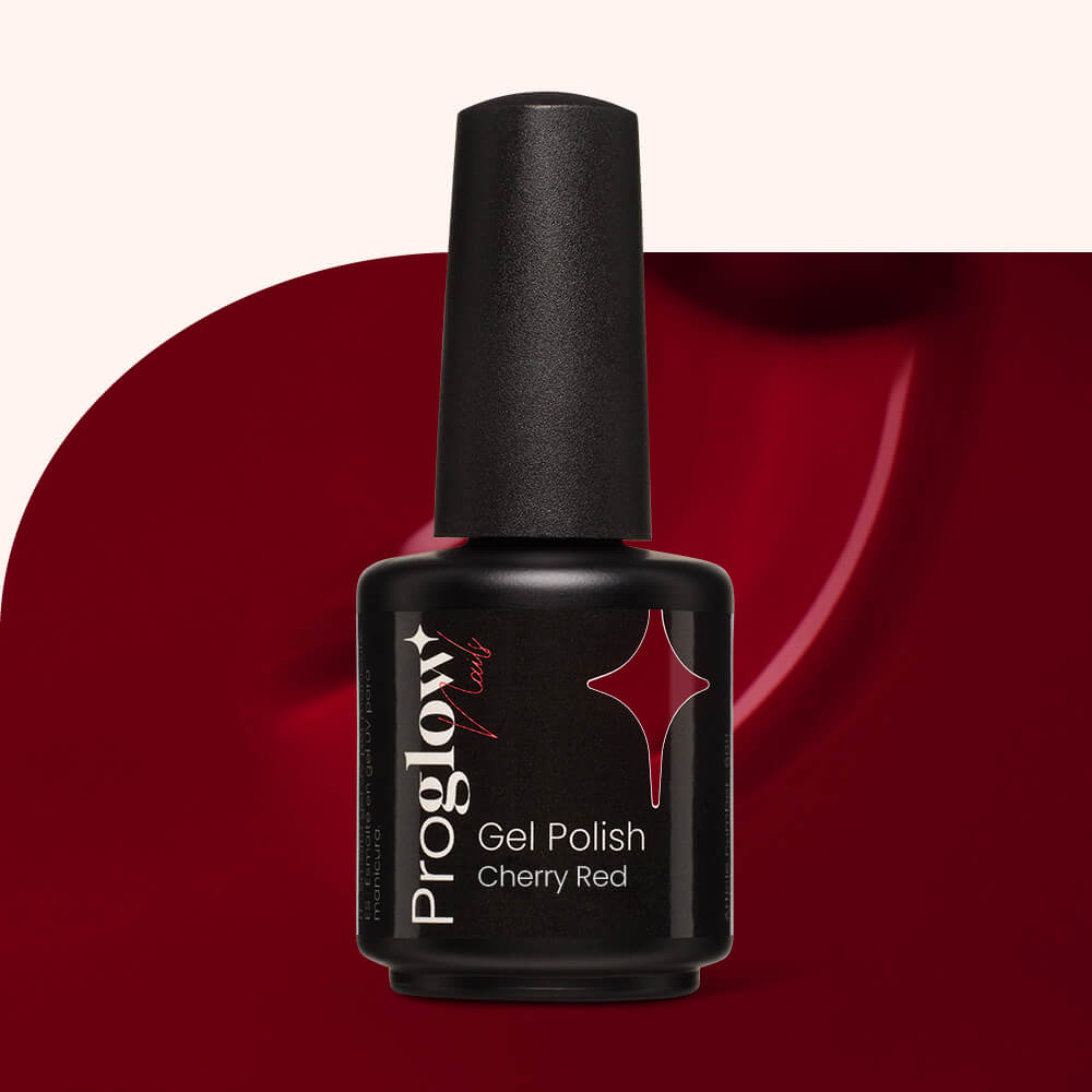 Gel Polish Shellac Cherry Red