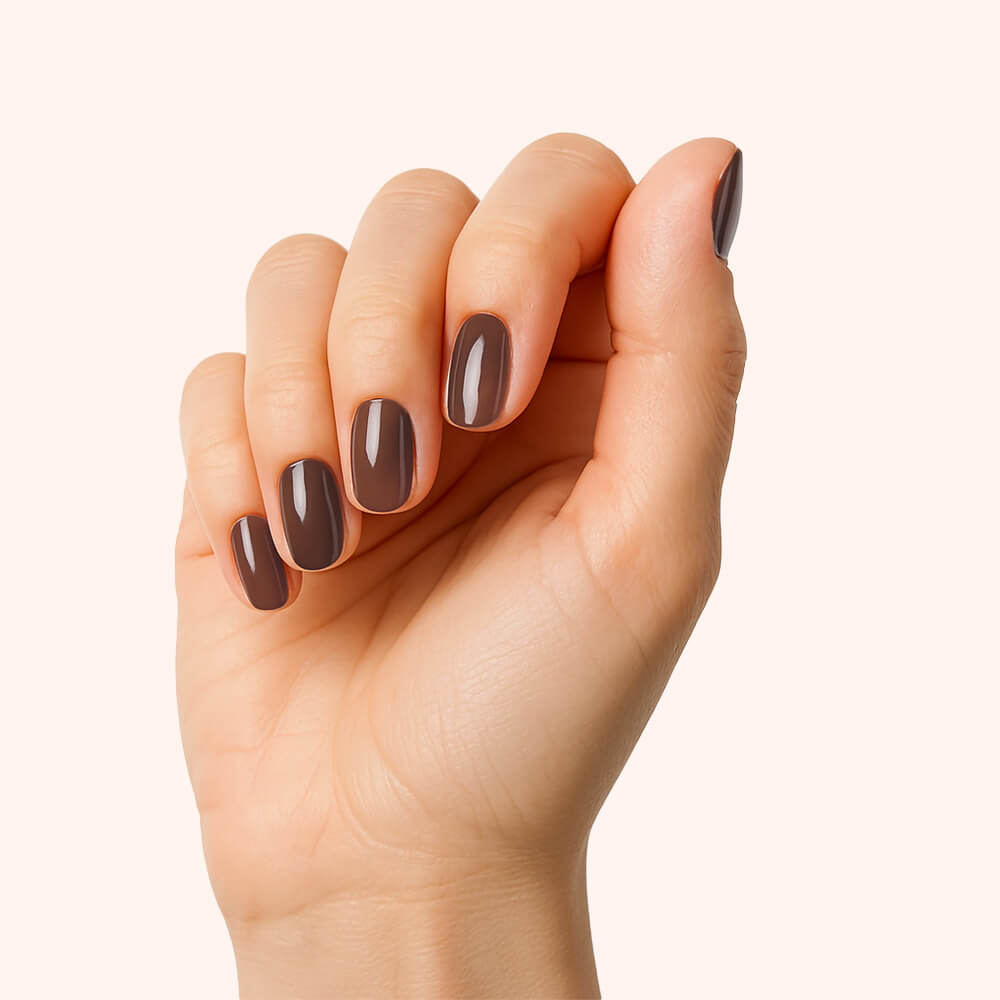 Gel Polish Shellac Mocha braun