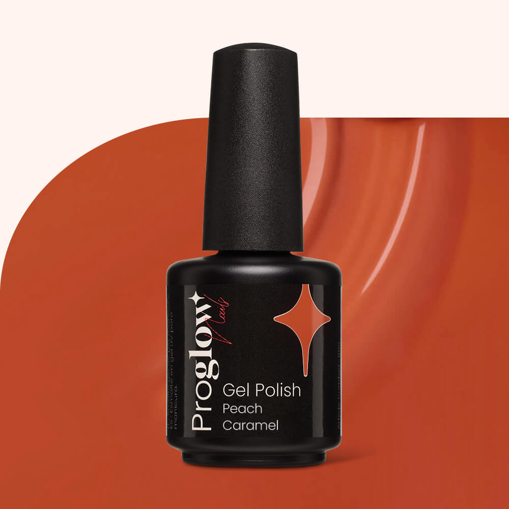 Gel Polish Shellac Peach Caramel