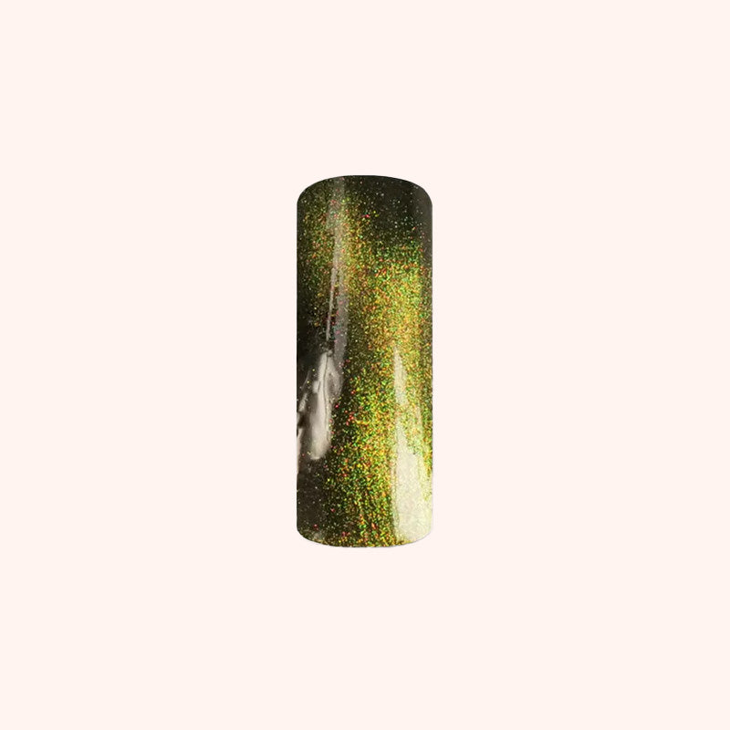 Gel Polish Shellac Cat-Eye 9D Pinkish Green