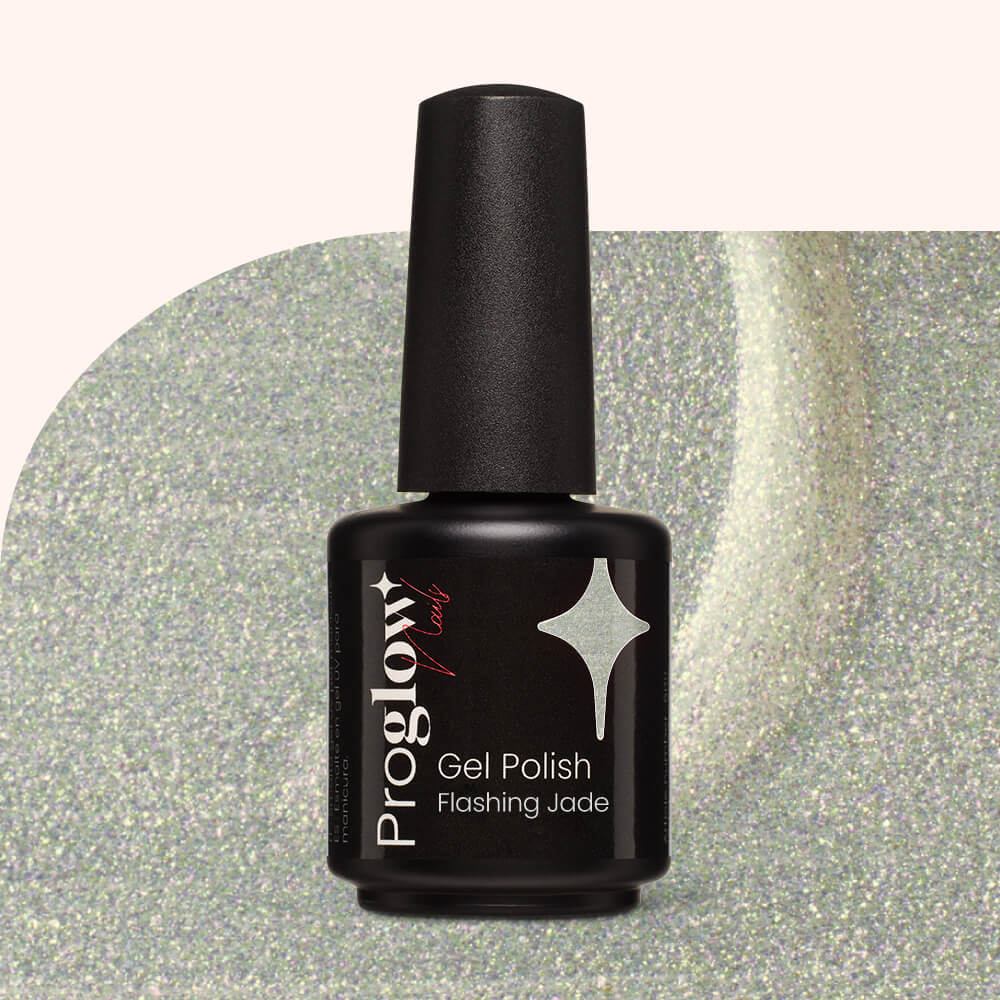 Gel Polish Shellac Flashing Jade