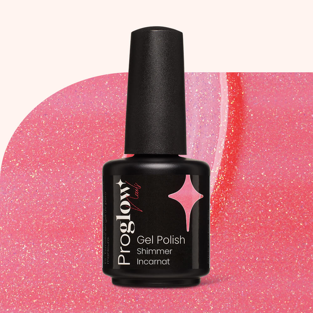 Gel Polish Shellac Shimmer Incarnat