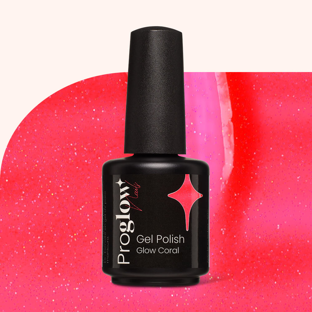 Gel Polish Shellac Glow Coral