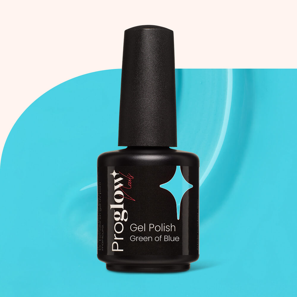 Gel Polish Shellac Green of Blue