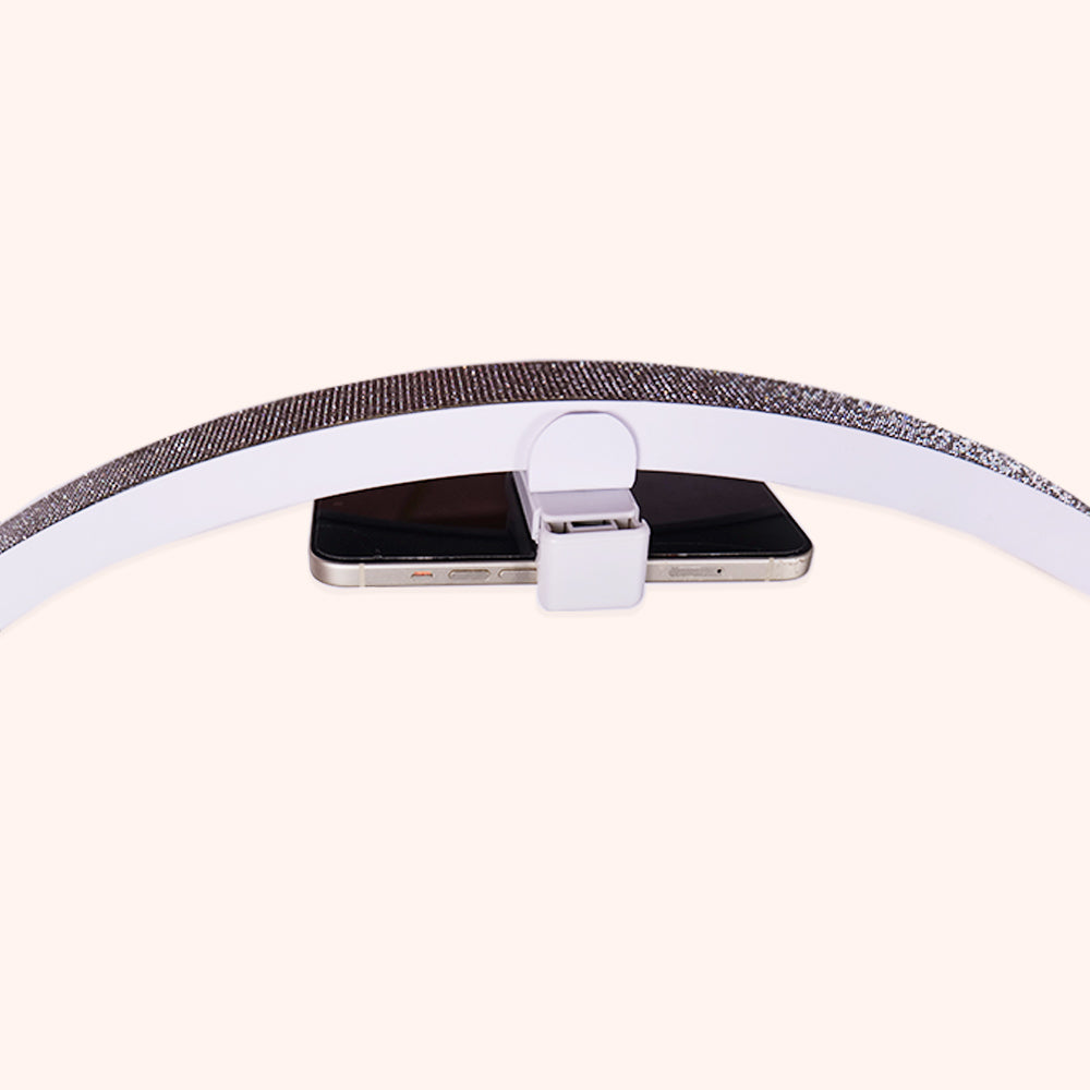 Smartphone Halterung für Bogenlampe