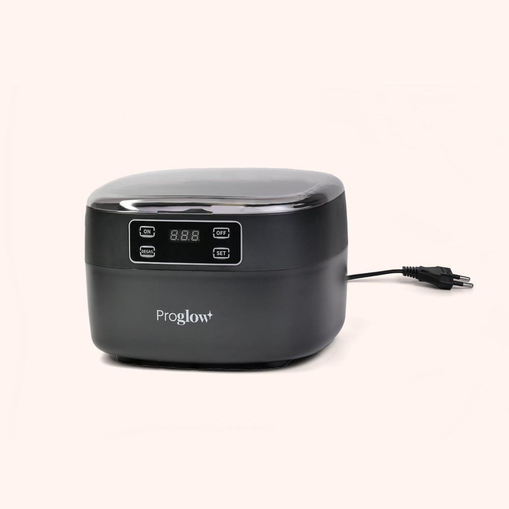 LifeBasis Ultraschallreinigungsgerät 600ml –48kHz Digitales Brillenreinigungsgerät mit 50W, 5 Modi & LED-Anzeige- Degas Ultraschallreiniger inkl. Korb