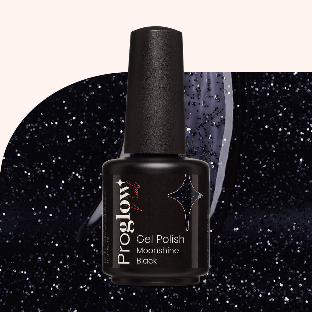 Gel Polish Shellac Moonshine Black