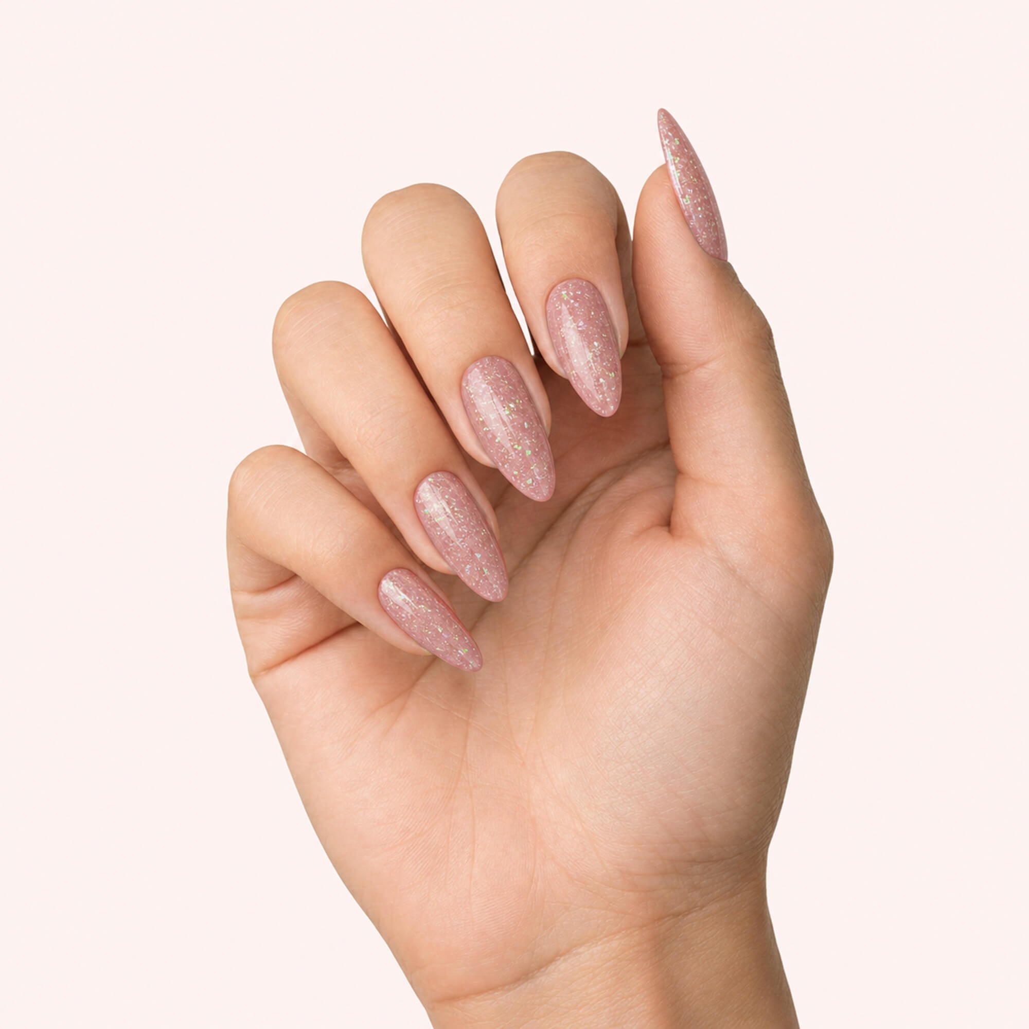 Gel Polish Glitter Apricot