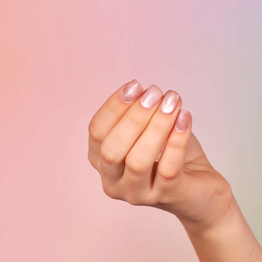 Gel Polish Shellac Crystal Cat Eye Rose