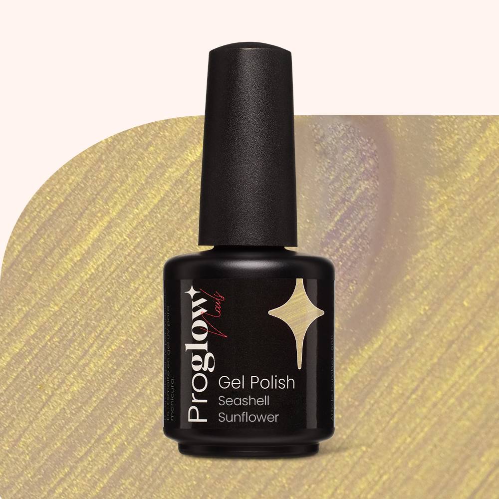 Gel Polish Shellac Seashell Sunflower