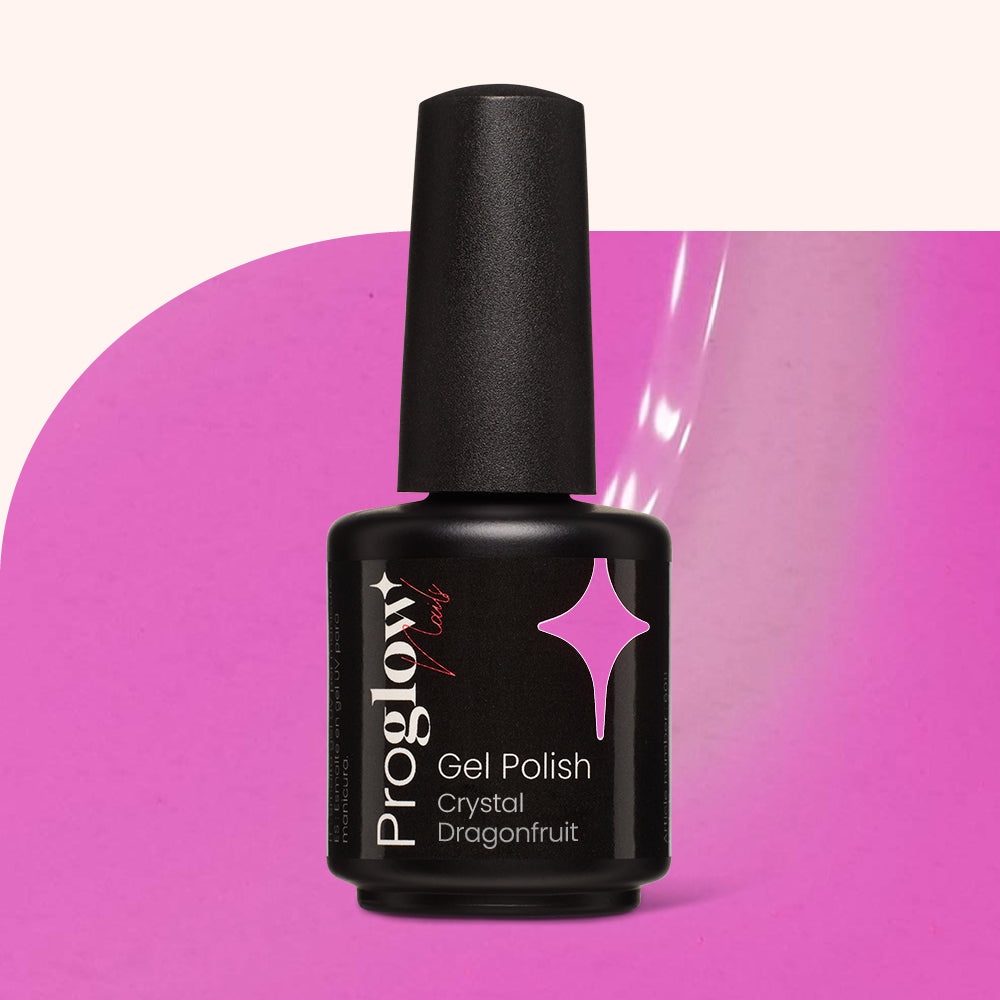 Gel Polish Shellac Crystal Dragonfruit