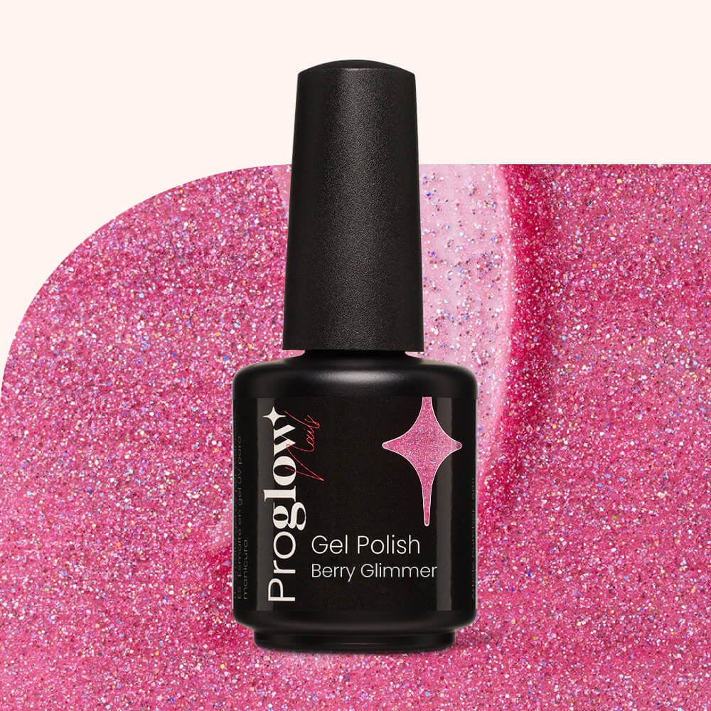 Gel Polish Shellac Berry Glimmer