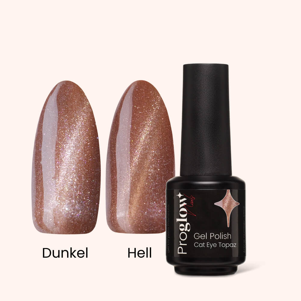 Gel Polish Shellac Cat Eye Topaz