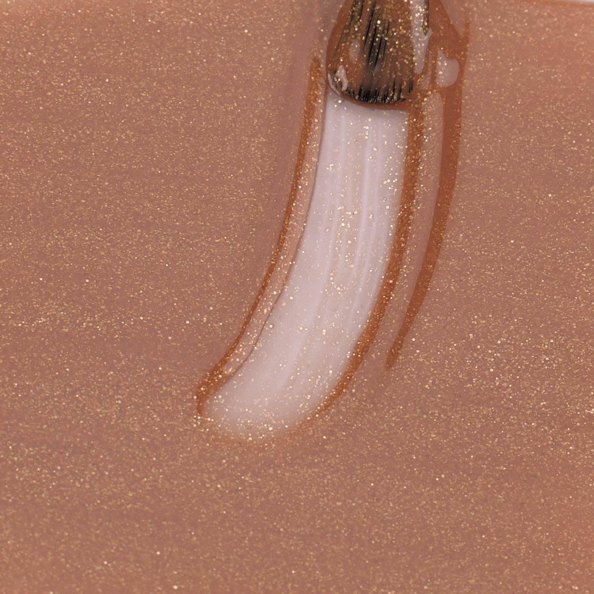 Gel Polish Shellac Glitter Cappuccino