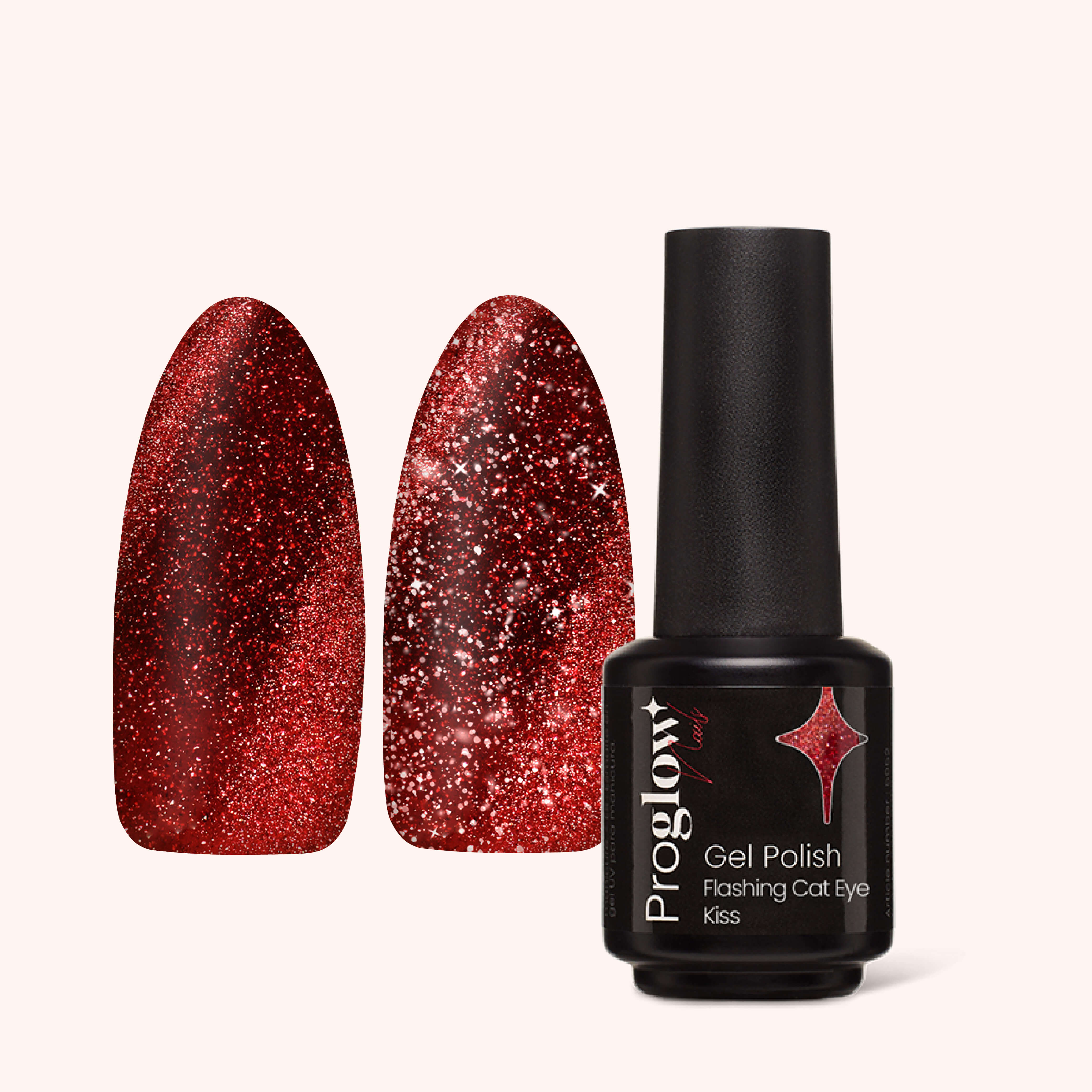 Gel Polish Shellac Flashing Cat Eye Kiss