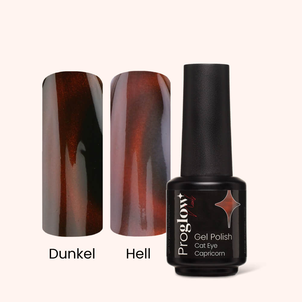 Gel Polish Shellac Cat Eye Capricorn