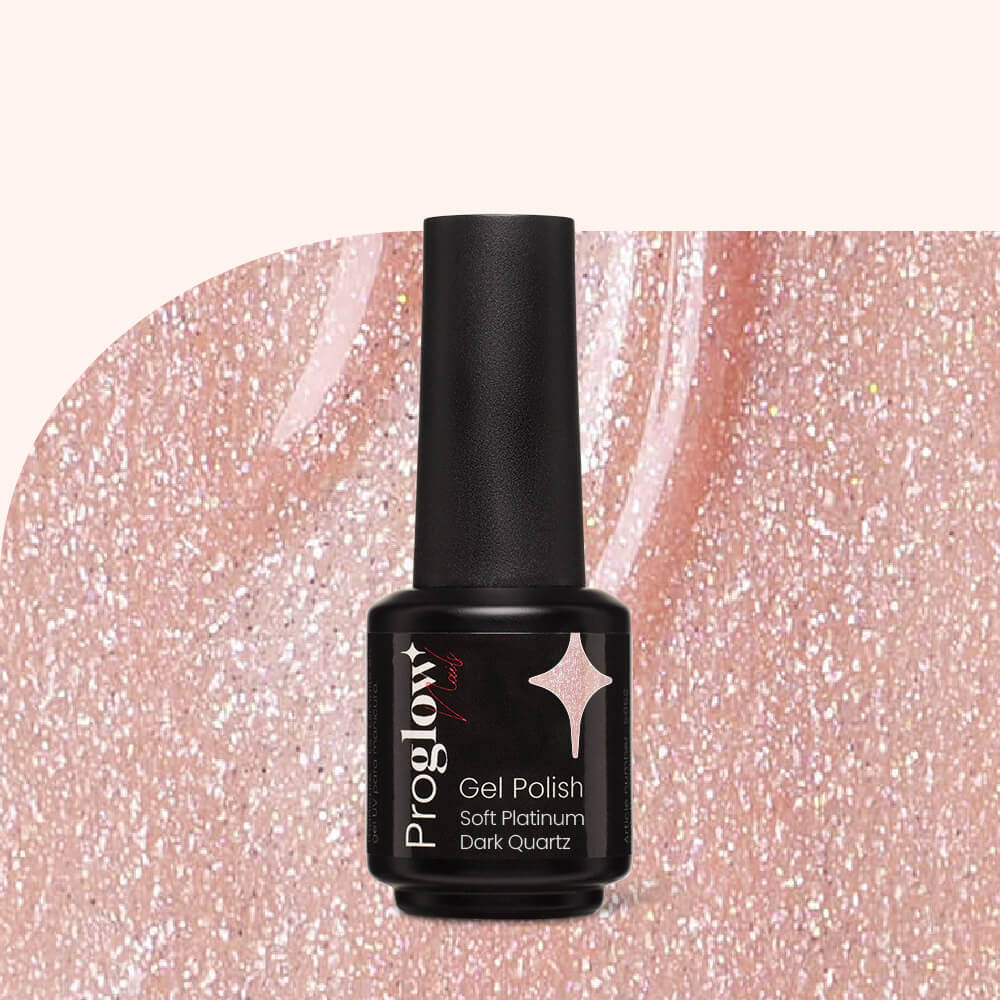 Gel Polish Shellac Soft Platinum Dark Quartz