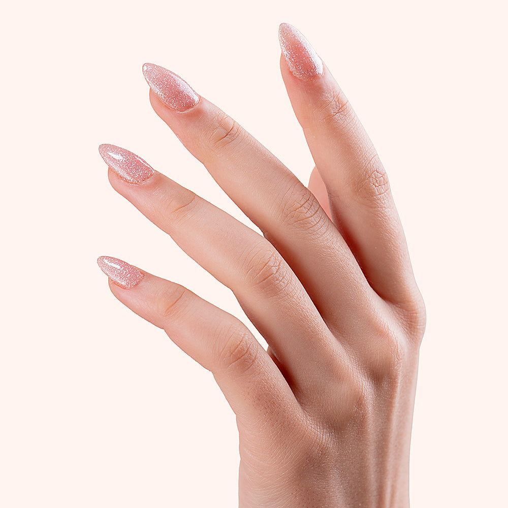 Gel Polish Shellac Soft Platinum Kissed Quartz