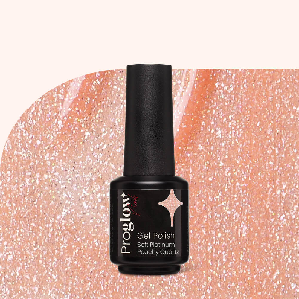 Gel Polish Shellac Soft Platinum Peachy Quartz