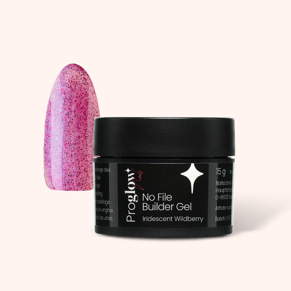 No File Builder Gel Iridescent Wildberry