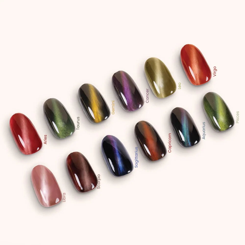 Gel Polish Shellac Cat Eye Virgo
