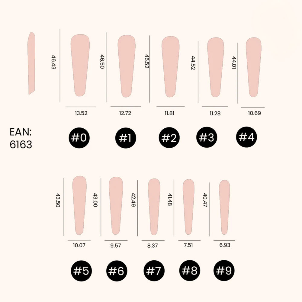 Soft Gel Nail Tips Russian Almond 100 Stück