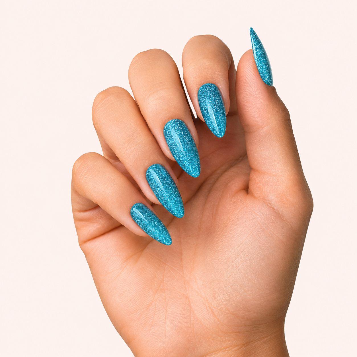 Gel Polish Shellac Petrol Sparkle