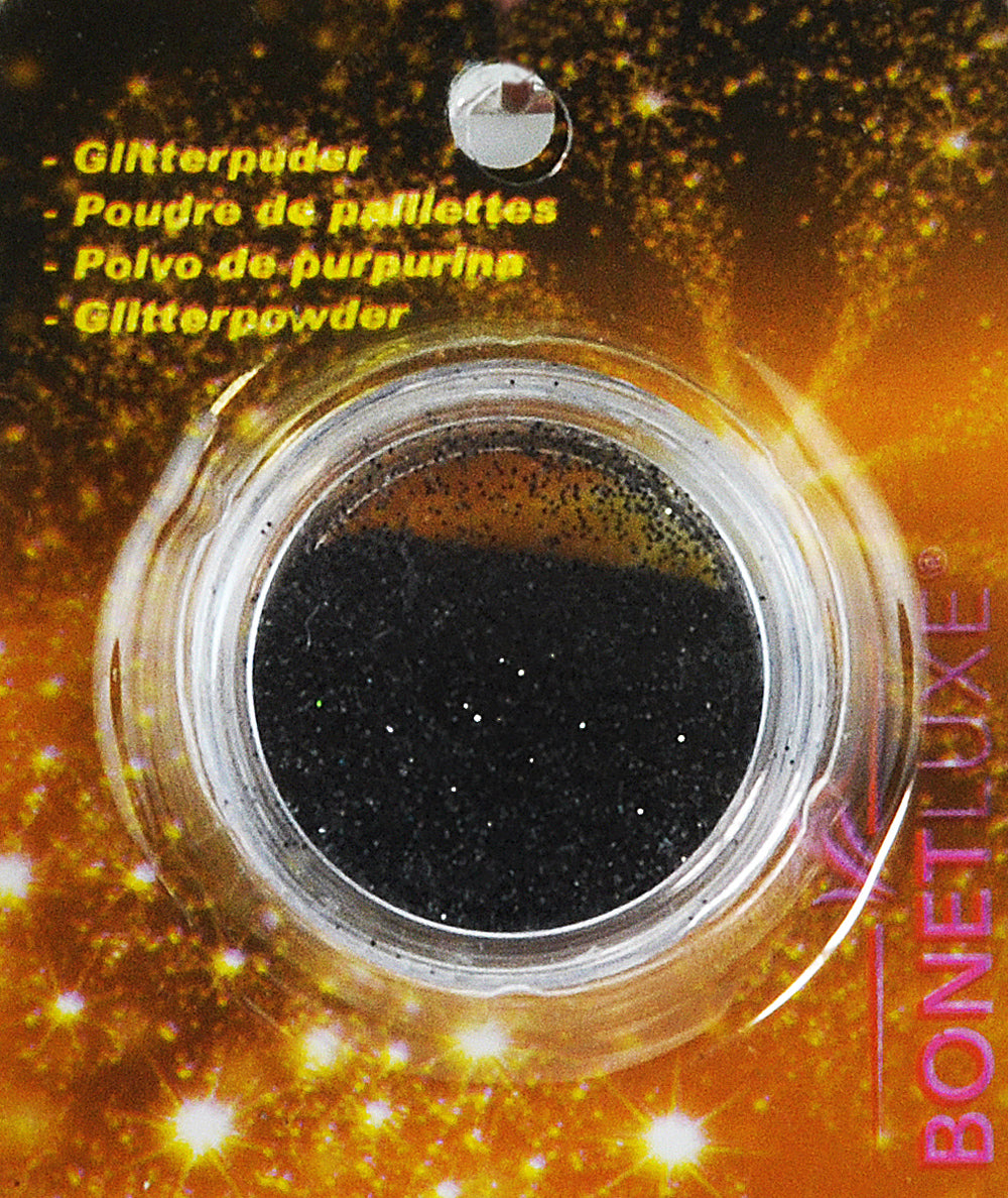 Glitter in Dose - Schwarz