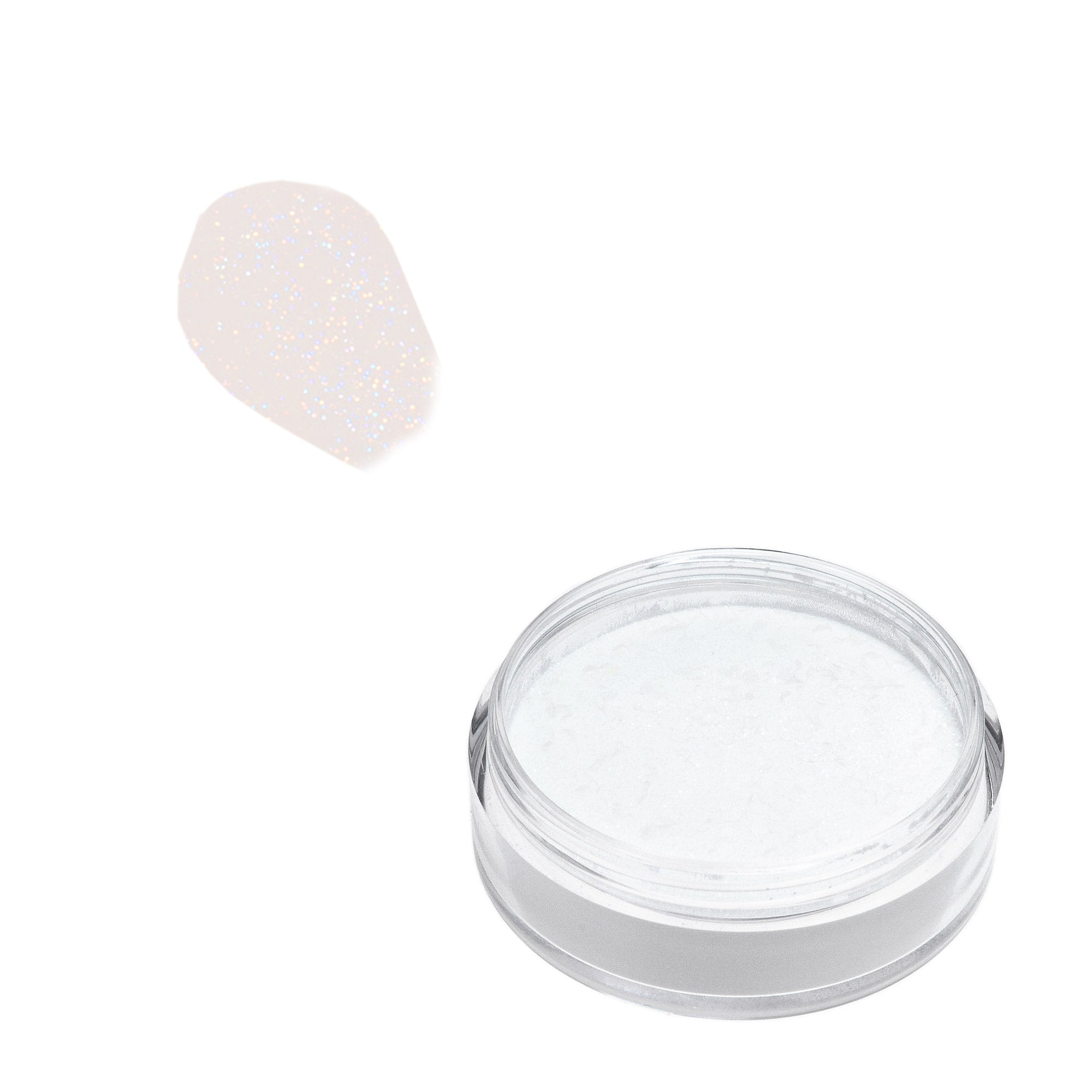Acrylic Powder 10 g. - White Glitter
