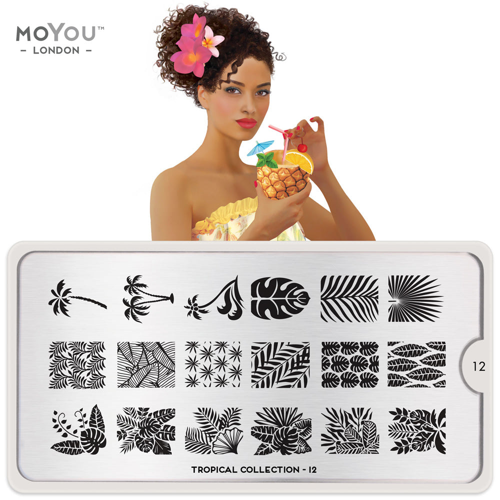 MoYou Stamping Plate Tropical 12