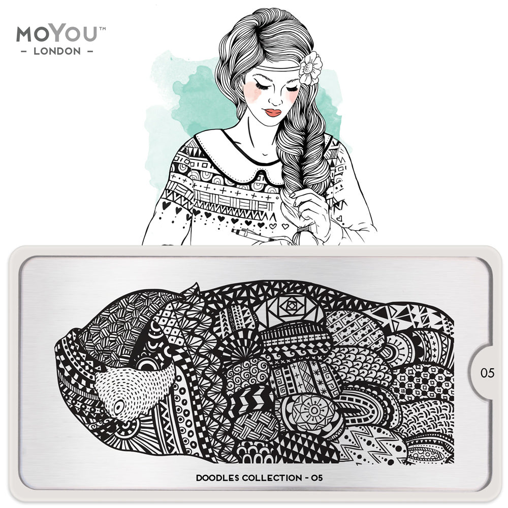 MoYou Stamping Plate Doodles 05