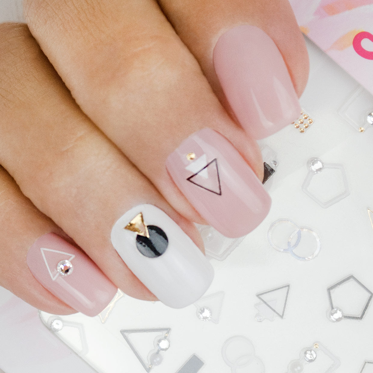 Deluxe Nail Art Sticker 4 - Triangle