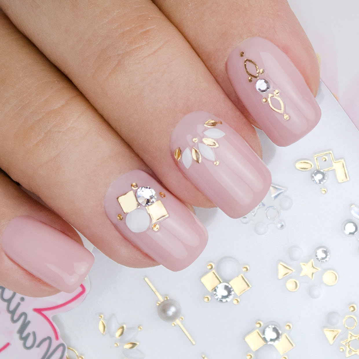 Deluxe Nail Art Sticker 5 - Chandelier