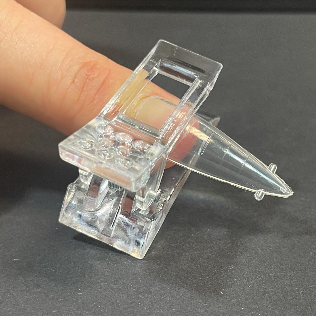 Tips Klammer durchsichtig