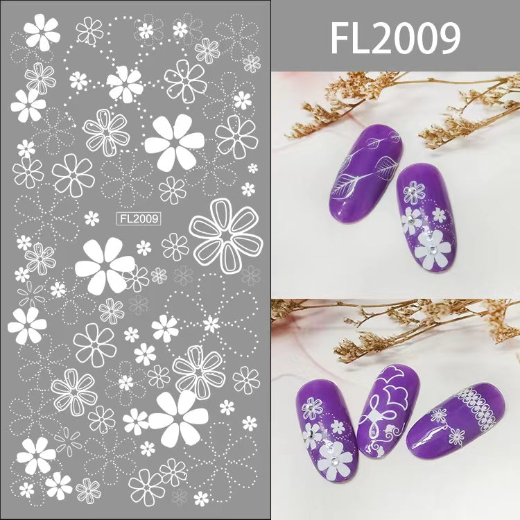 Modern Sticker Flowers 1